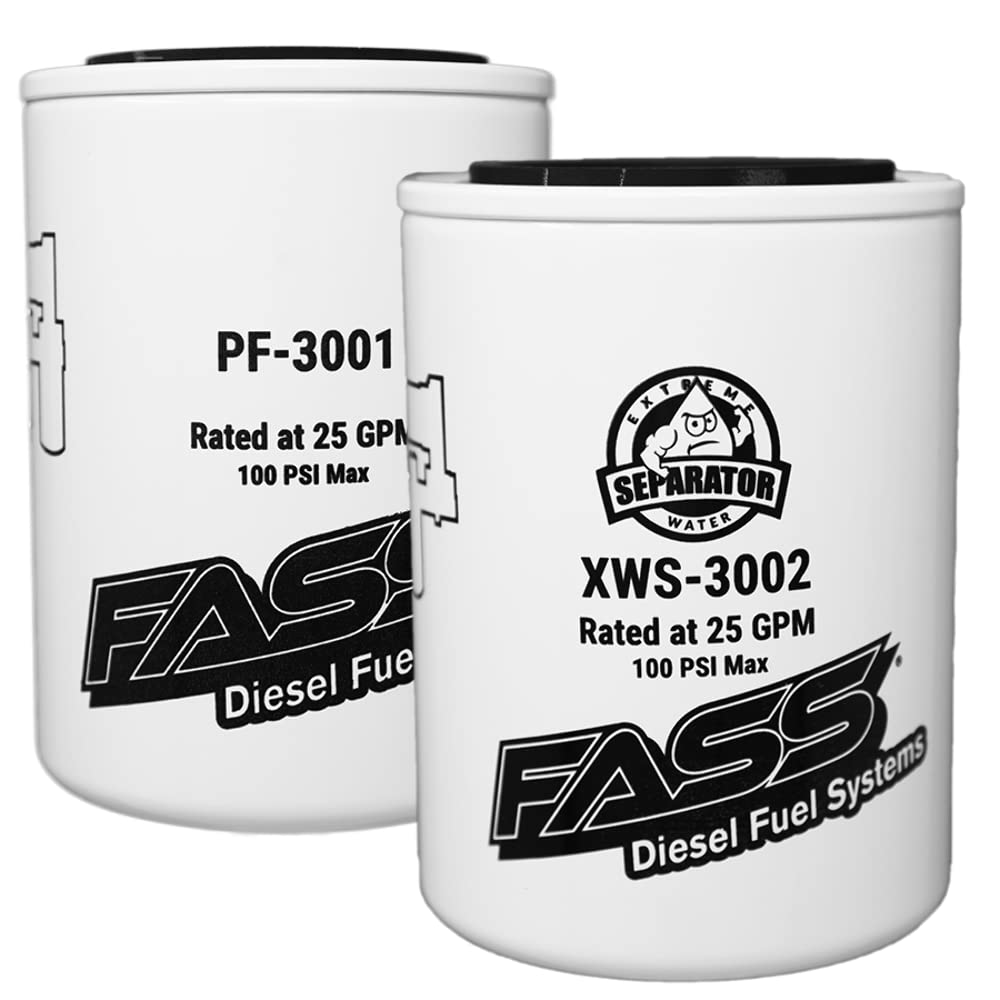 Fass Titanium Series Fuel Filter Package Xws-3002 / Pf-3001