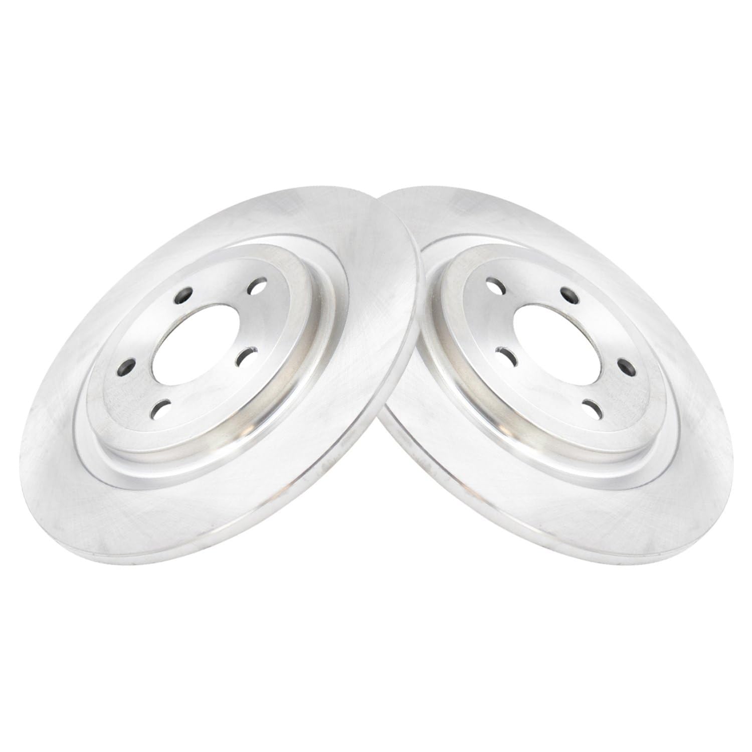 Trq Rear Brake Rotors Set Solid Compatible With 2020-2023 Ford Explorer