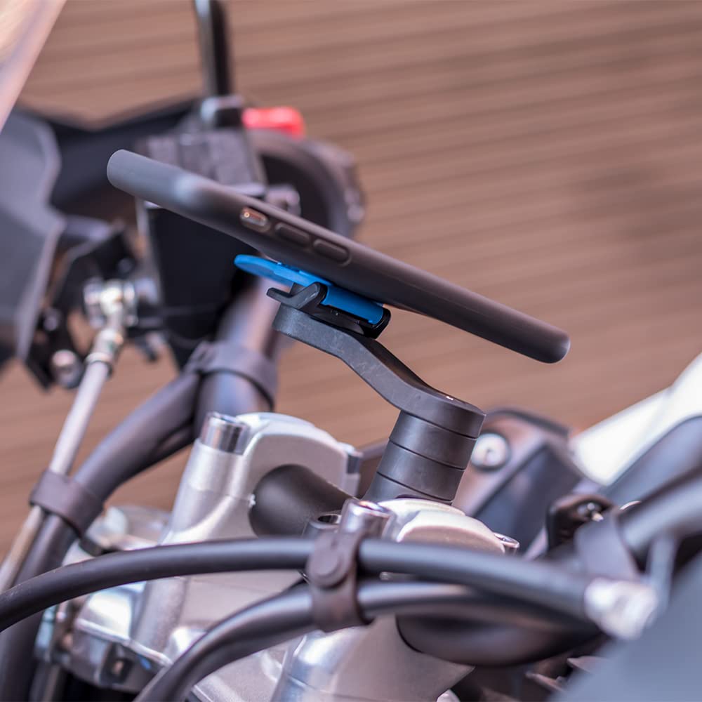 Quad Lock Reversible Motorcycle Mount For Smartphones - Black