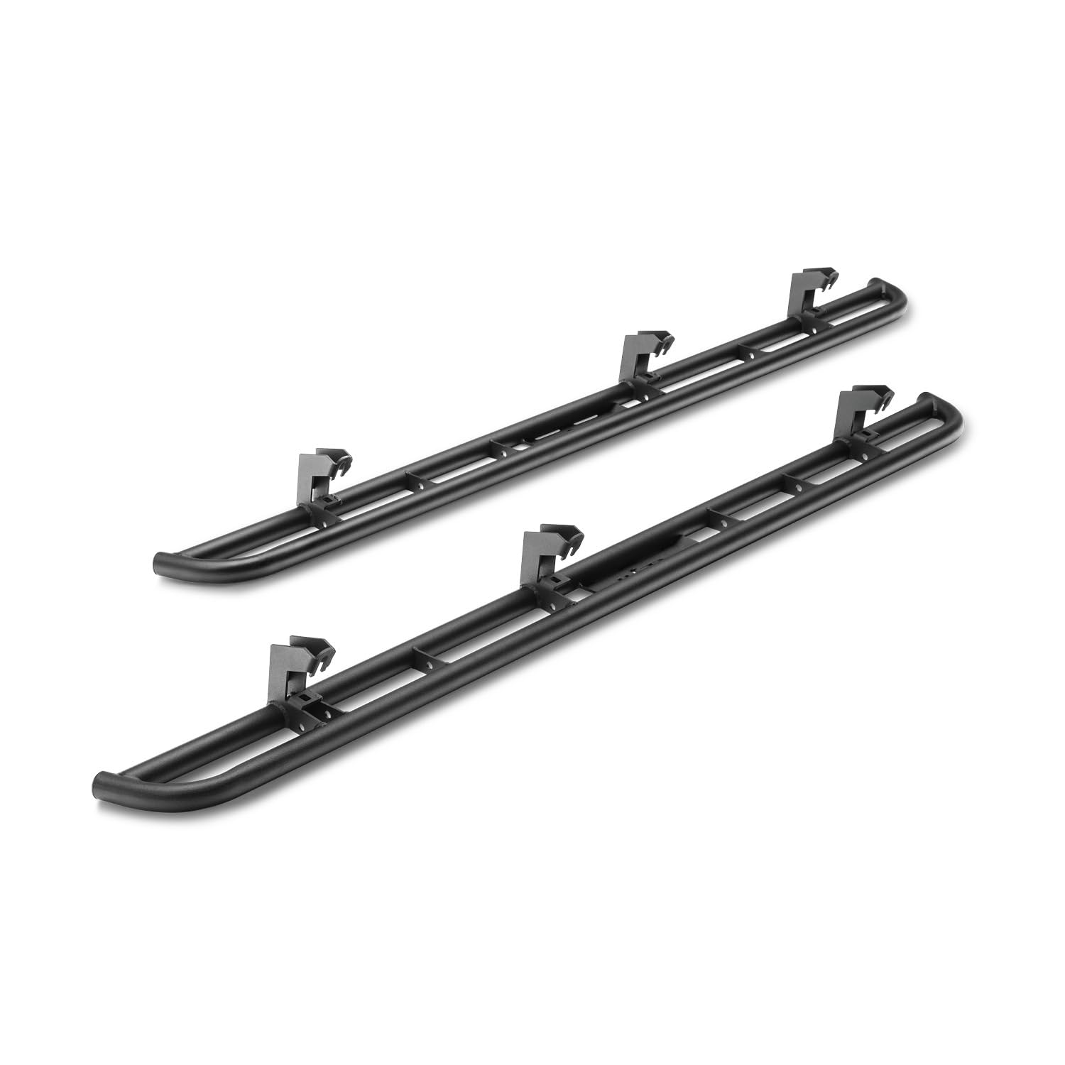 N-Fab Rkr Rails For Toyota Tundra | Cab Length, Tubular Steel, Textured Black | T224Rkrcc | Fits 2022-2024 Toyota Tundra Crewmax, All Beds