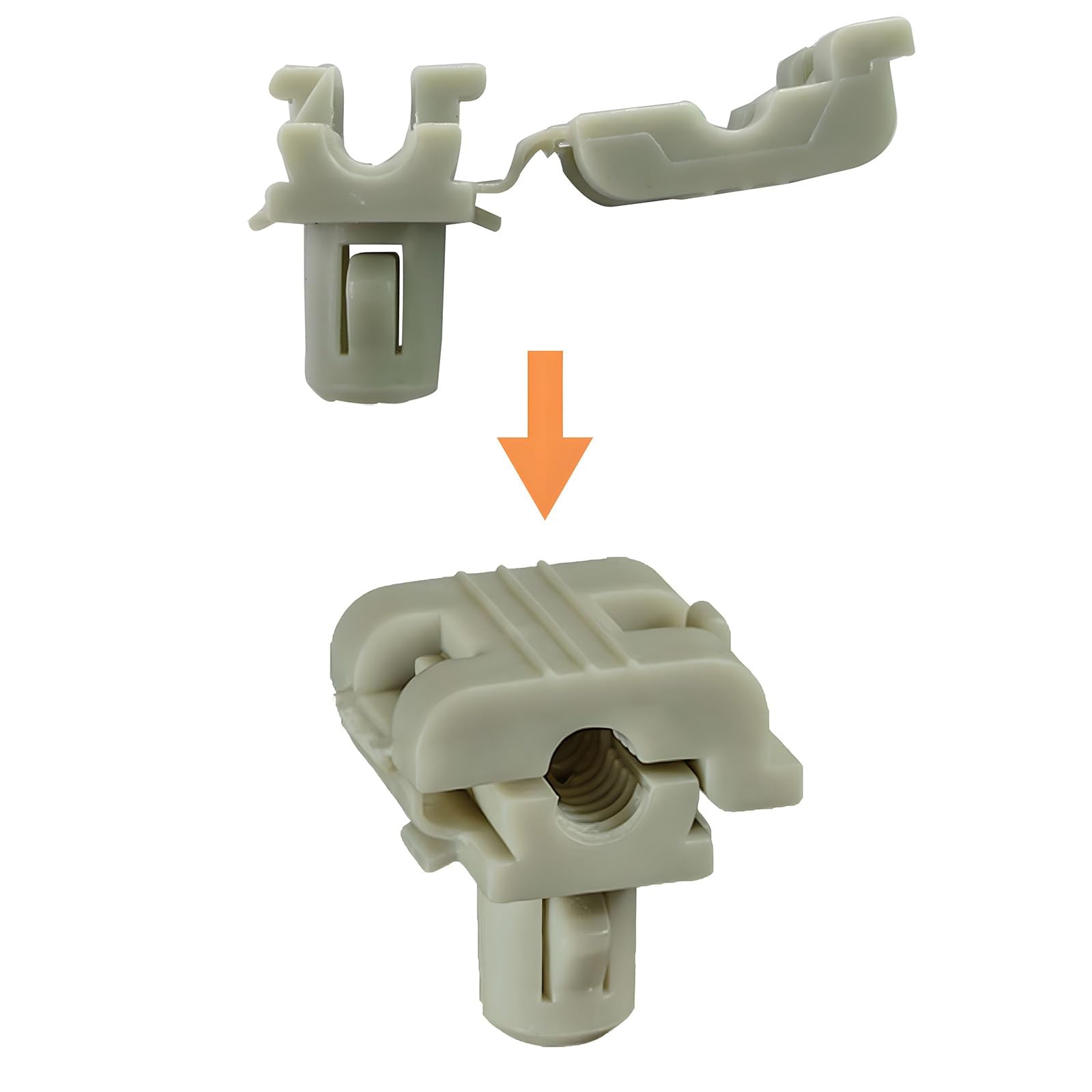 20 Pcs Door Lock Rod Clips Tailgate Handle Rod Retainers Fits 5/32'' Rod for GM 16629990 16675980 for Chevrolet Avalanche for Ca