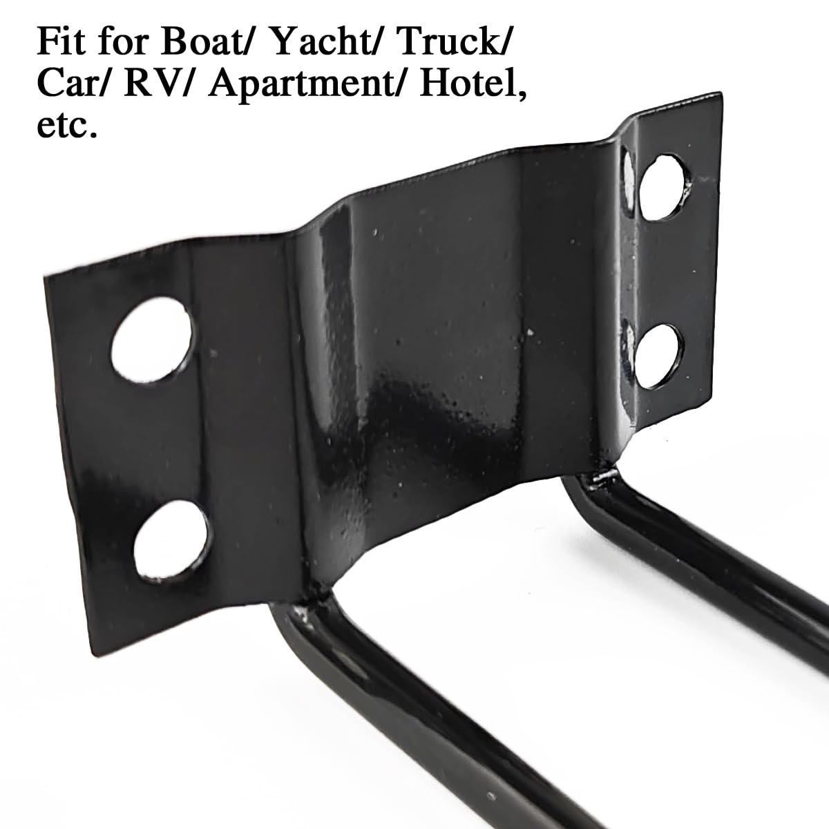 TIHOOD 2PCS Boat Cup Holder,Stainless Steel Universal Drink Holders,Black Coating Ring Cup Holders,Suitable for Boat,Truck,RV,Tr