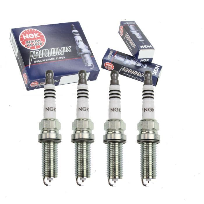 4 pc NGK Iridium IX Spark Plugs compatible with Honda Fit 1.5L L4 2015-2019