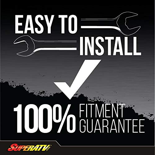 Superatv 1/4'' Polycarbonate Light Tint Full Rear Windshield For Can-Am Defender Hd / Pro Hd / Limited Hd / Max Hd (See Fitment)