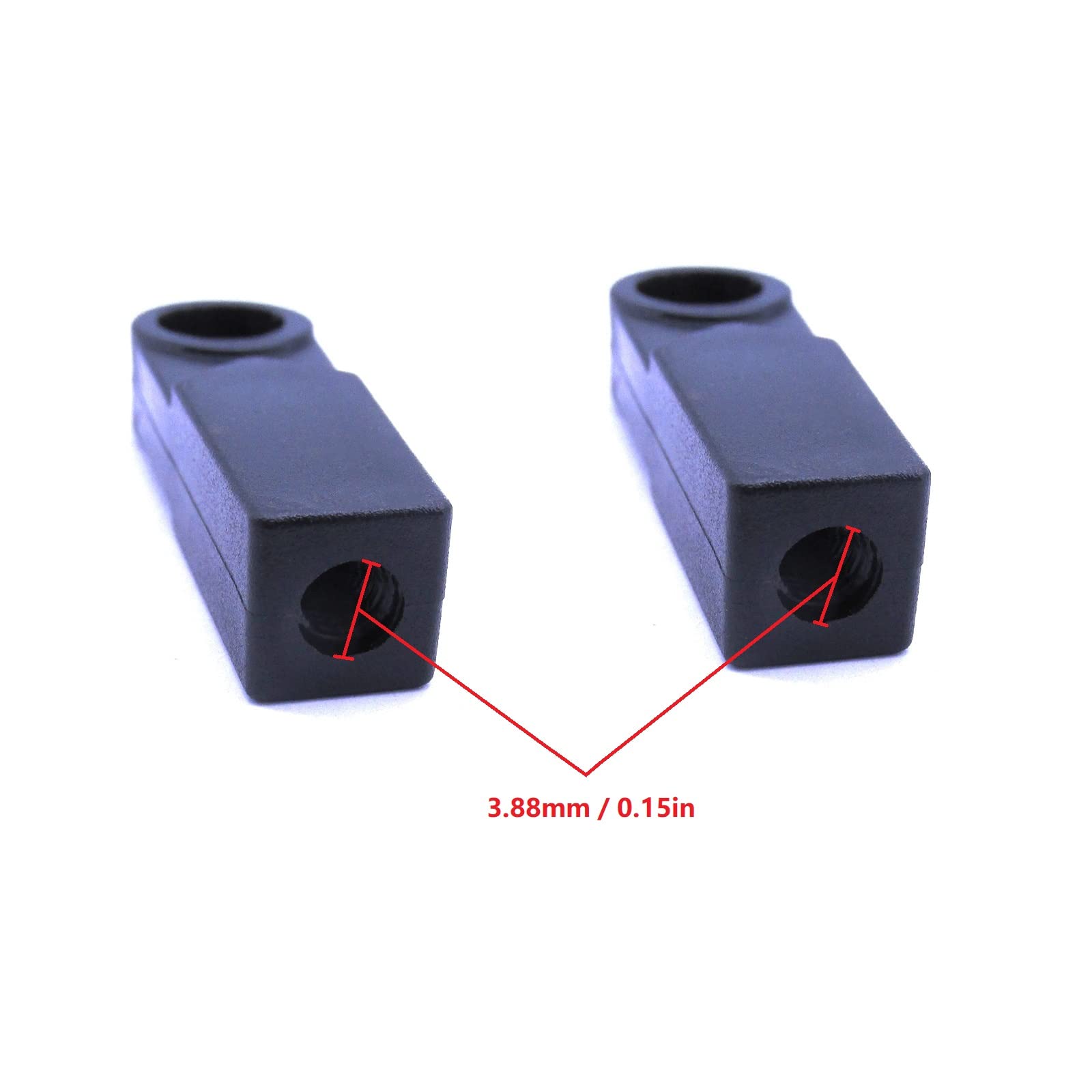 Boat Motor 6E5-48344-00 Remote Control Cable End For Yamaha 6Hp-300Hp 1984-2012 Outboard Engine Shift Throttle Out, Mount On Engine, 2Pcs