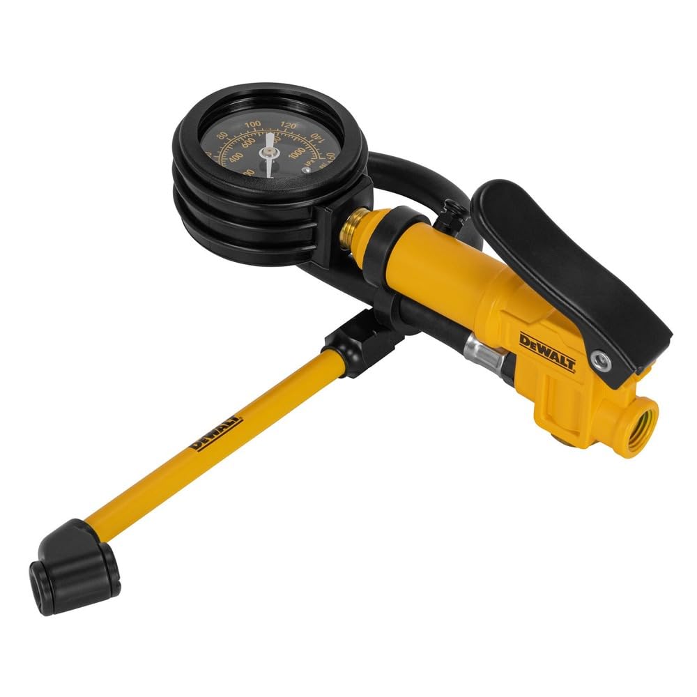 Dewalt Dxcm024-0405 Inflator With 2 In. Analog Gauge And 12 In. Hose