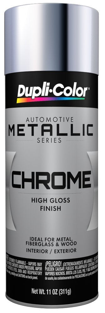 Dupli-Color Ecs101007 Instant Enamel Metallic Automotive Paint - Chrome Spray Paint - 11 Oz. Aerosol Can