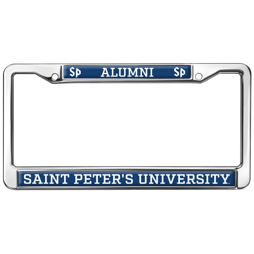 Saint Peters University Alumni Full Size Standard License Plate Metal Frame