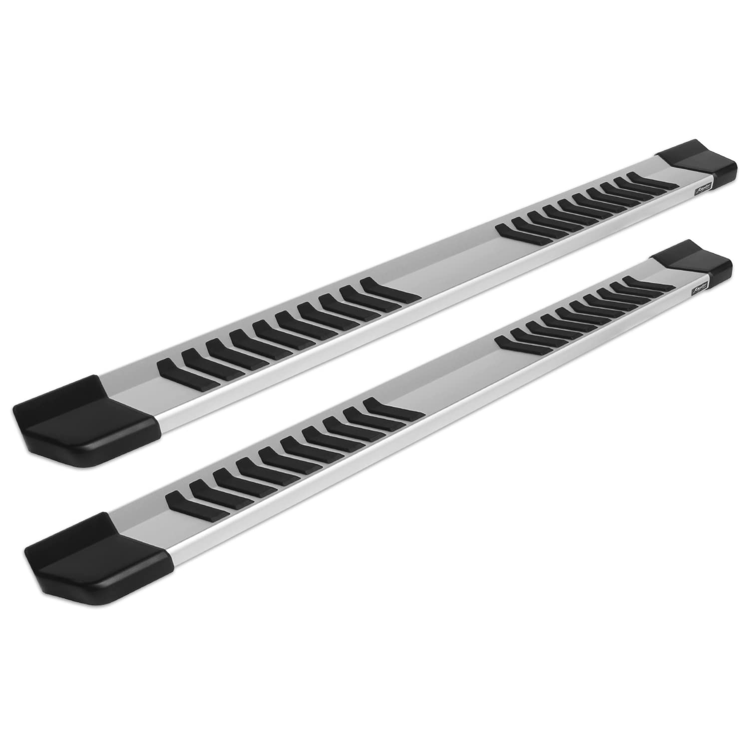 Raptor Series Running Boards Steps 6In Oem Style Aluminum For New Body Double Cab 2019-2025 Silverado Sierra 1500 And 2020-2025 2500/3500 Hd