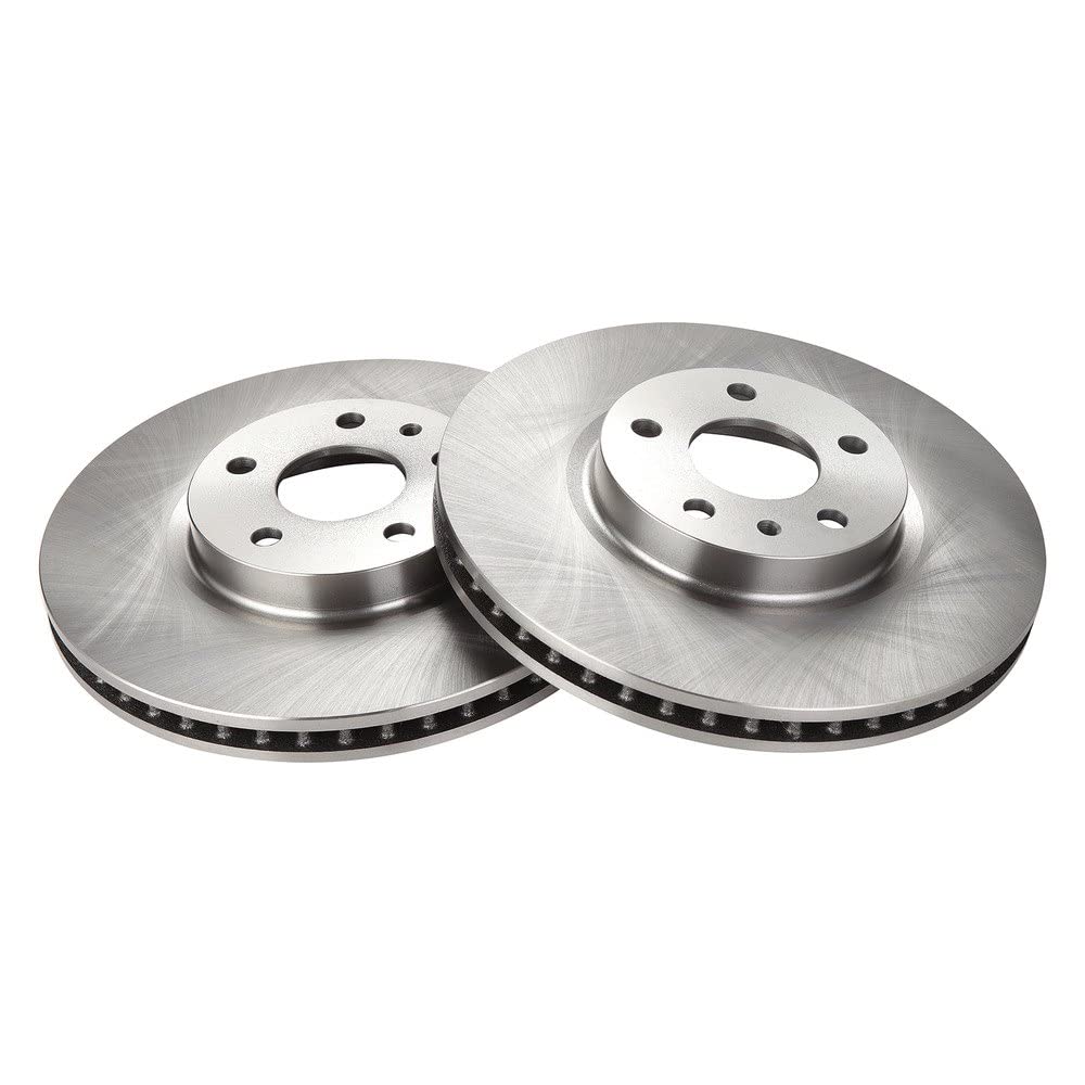 Trq Front Brake Rotors Set Vented Compatible With 2013-2020 Ford Fusion 2013-2016 Lincoln Mkz