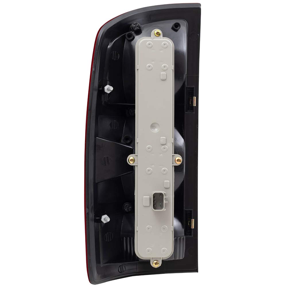 Brock Replacement Tail Lights Compatible with 2002-2006 Pickup Truck Set Driver and Passenger with Circuit Board 55077347AF 5507