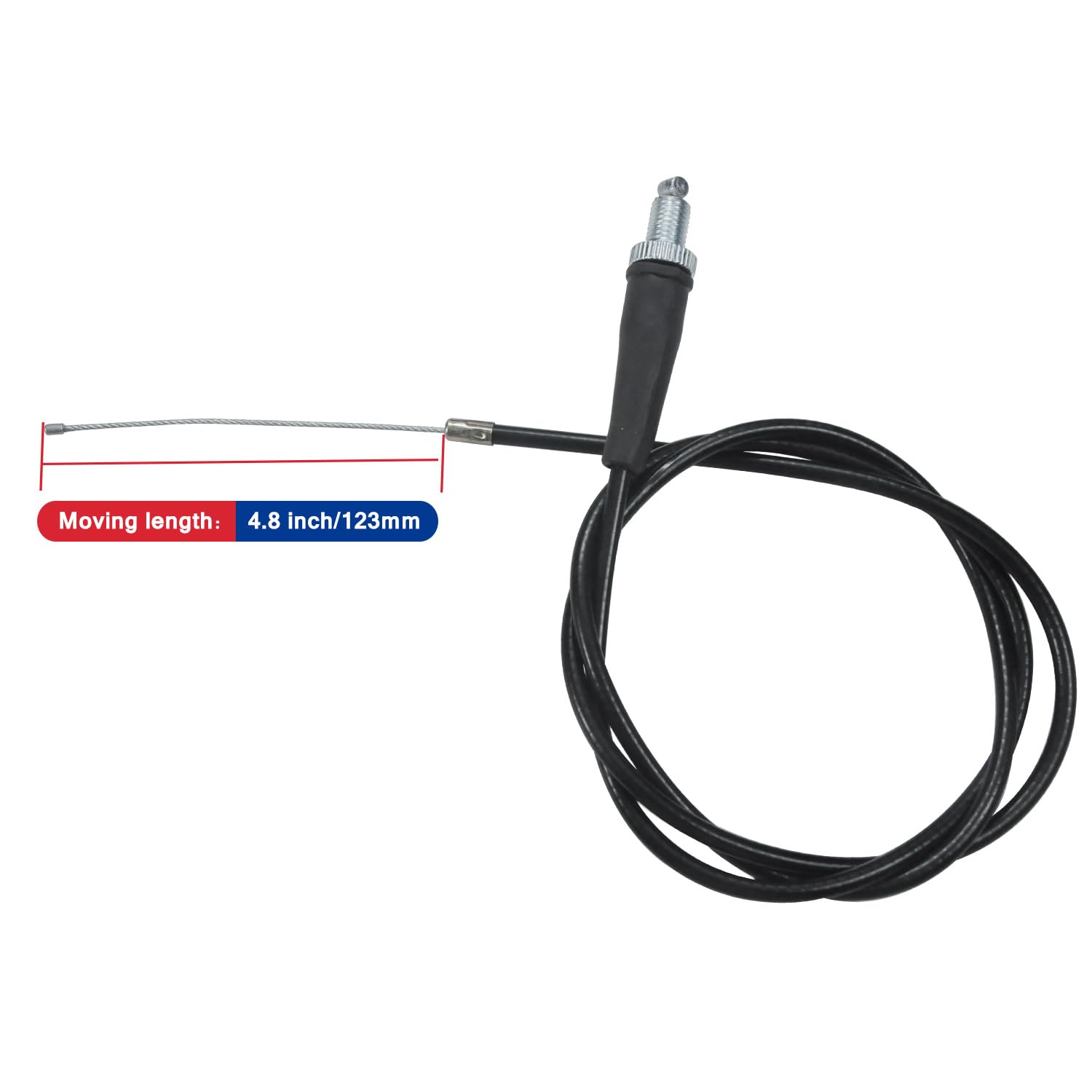 Hooup 1270Mm 50'' Throttle Cable For Coleman Ct100U Ct200U Bt200X Baja Warrior Doodlebug Db30 Mb165 Mb200 Motovox Mbx10 Monster