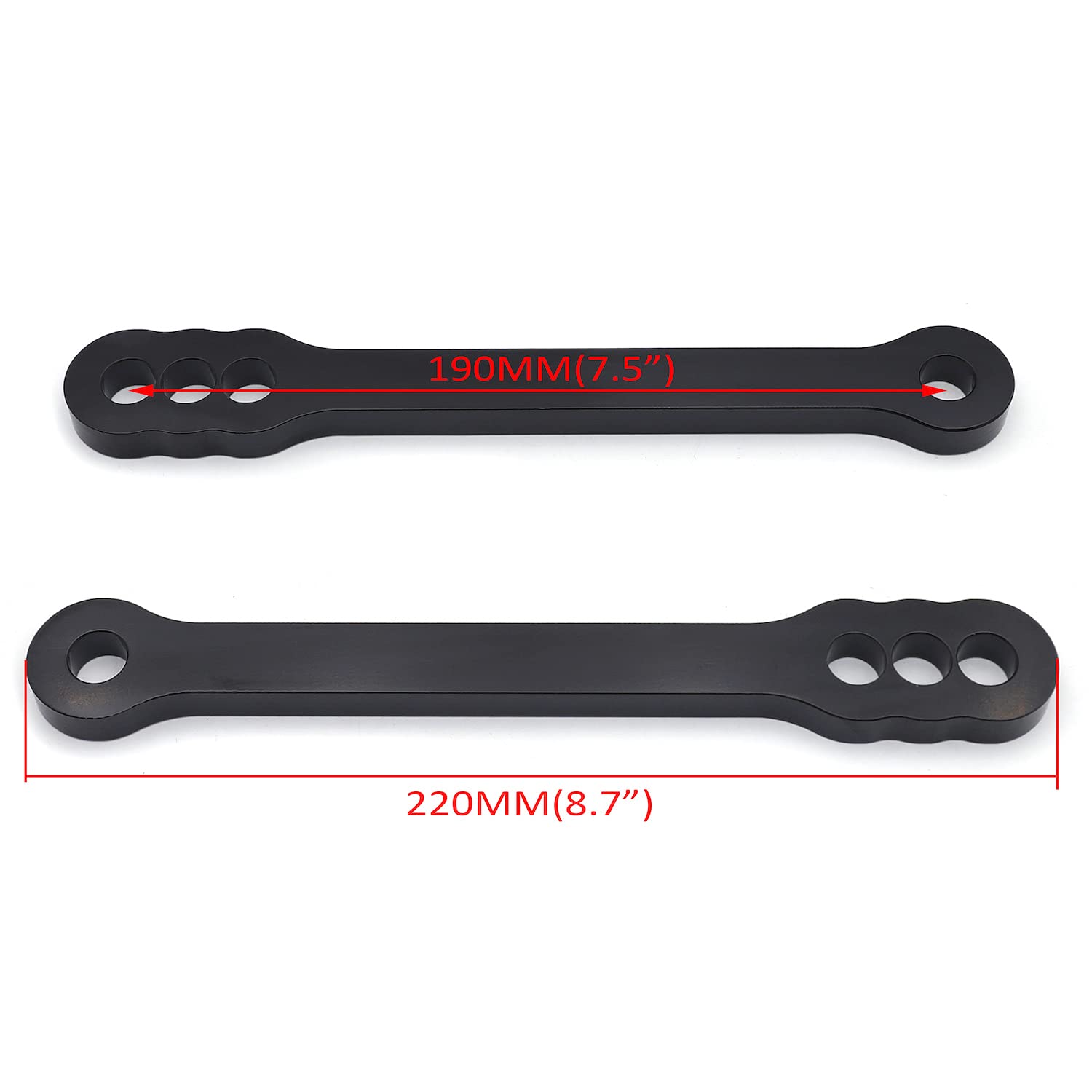 Httmt Mt011- Motorcycle Bike Black Lowering Links Compatible With 2003 2004 2005 Yzf R6 Yzf-R6