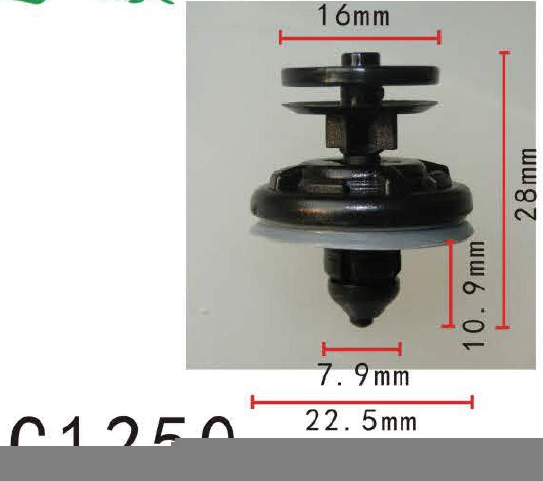 Autobahn88 Retainer Clip For Door Trim Molding, Compatible With Volkswagen Touran Tiguan Golf Passat Jetta (Oem: 6Q0868243) (Pac