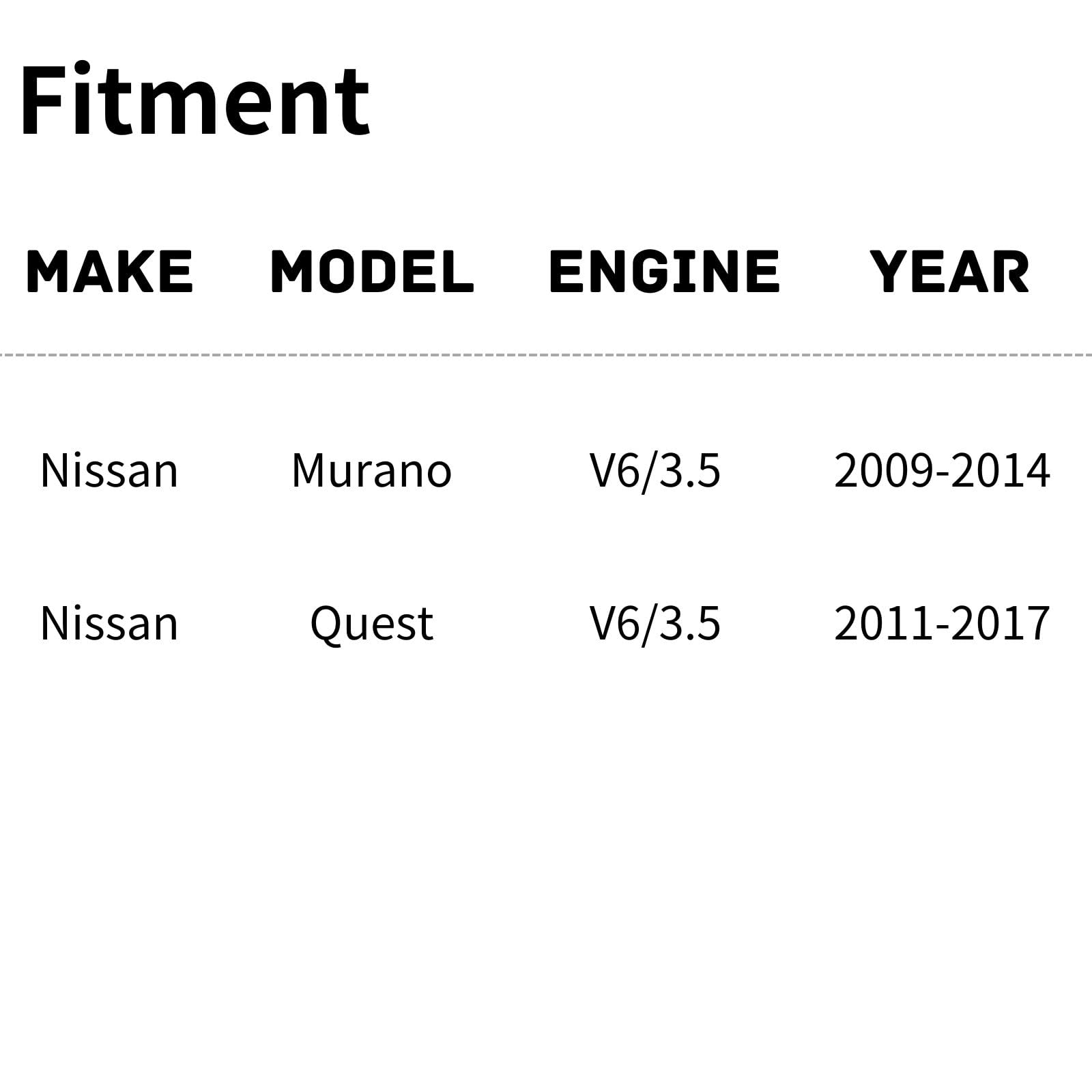 TYG OE Replacement(CAPA Quality) Cooling Fan Extra Silent for 2009-2014 Nissan Murano / 2011-2017 Quest V6/3.5 | 21481-1AA0A | N