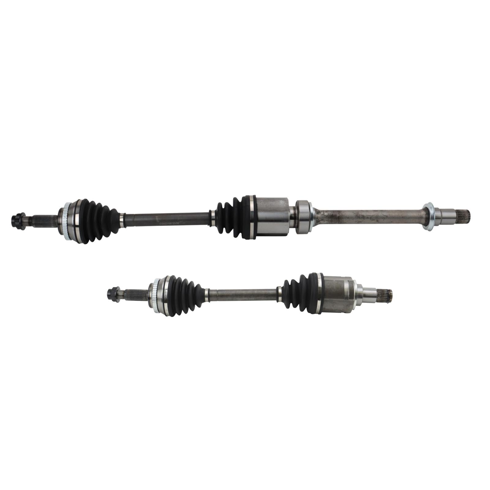 TRQ Front CV Axle Shaft Assembly Set Compatible with 2009-2010 Pontiac Vibe Toyota Corolla 2009-2013 Matrix