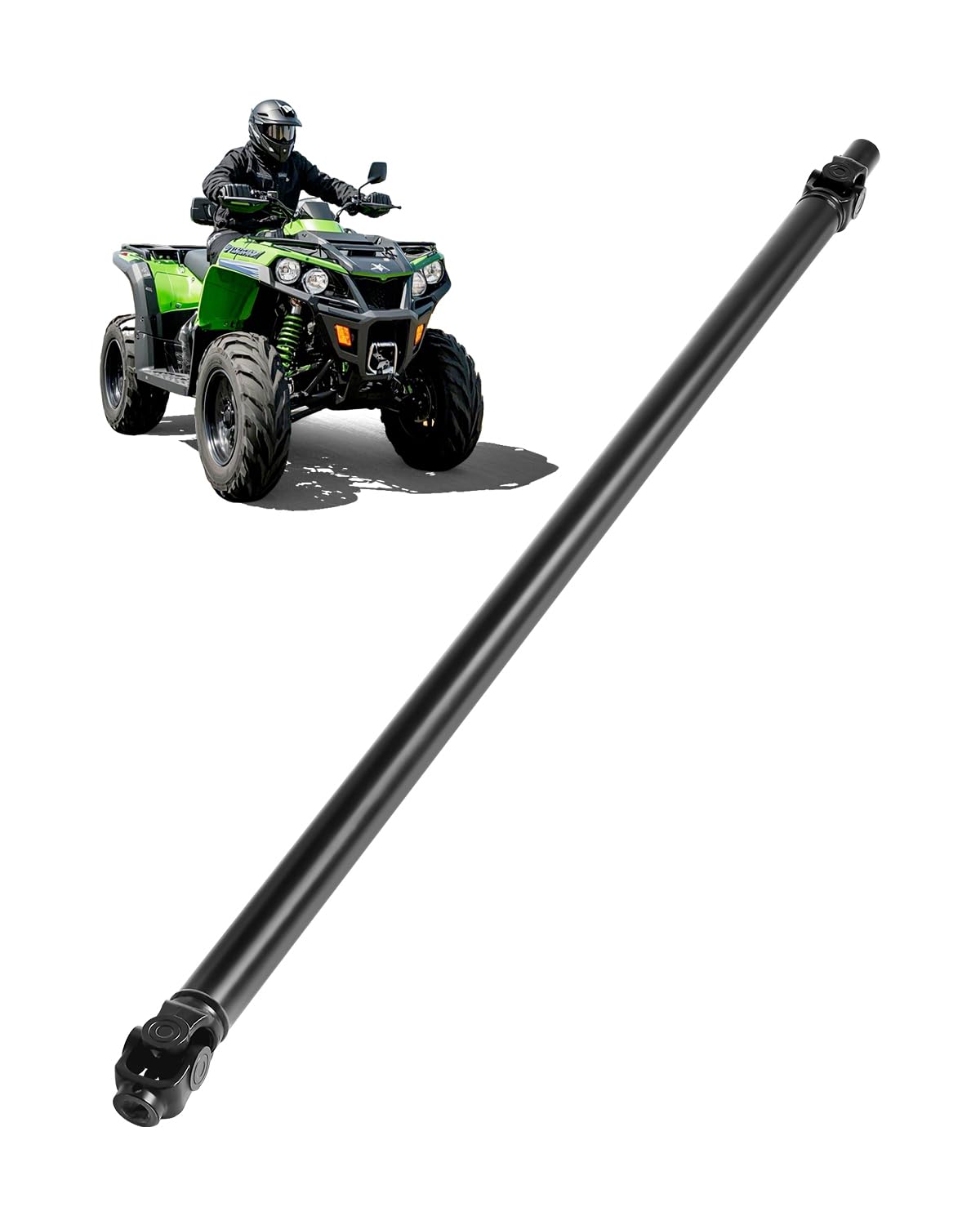 VEVOR Front Drive Shaft, 64.0 Prop Shaft Driveshaft Assembly Compatible with 2014-2016 Polaris Ranger XP 900, Replace #1332951