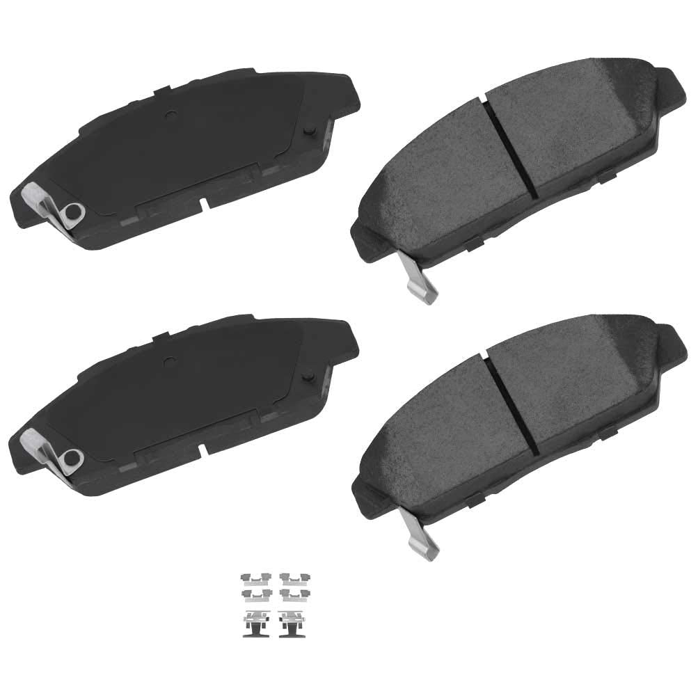 Automuto D496 Ceramic Brake Pads Kits, Front Brake Pads Set Fit For 08-16 For Chrysler Town & Country,08-16 For Dodge Grand Cara