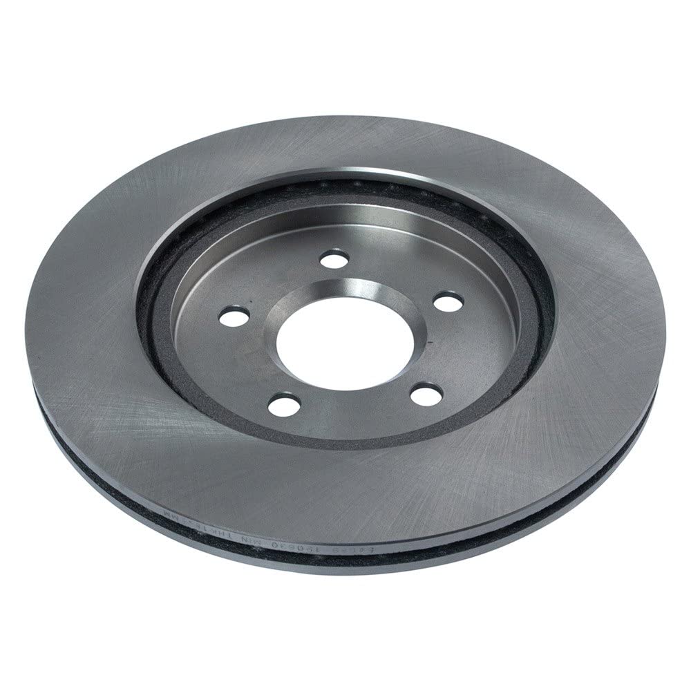 Trq Rear Brake Rotors Set Vented Compatible With 2002-2005 Ford Thunderbird 2000-2005 Jaguar S-Type 2004-2005 Xj8 2000-2006 Linc