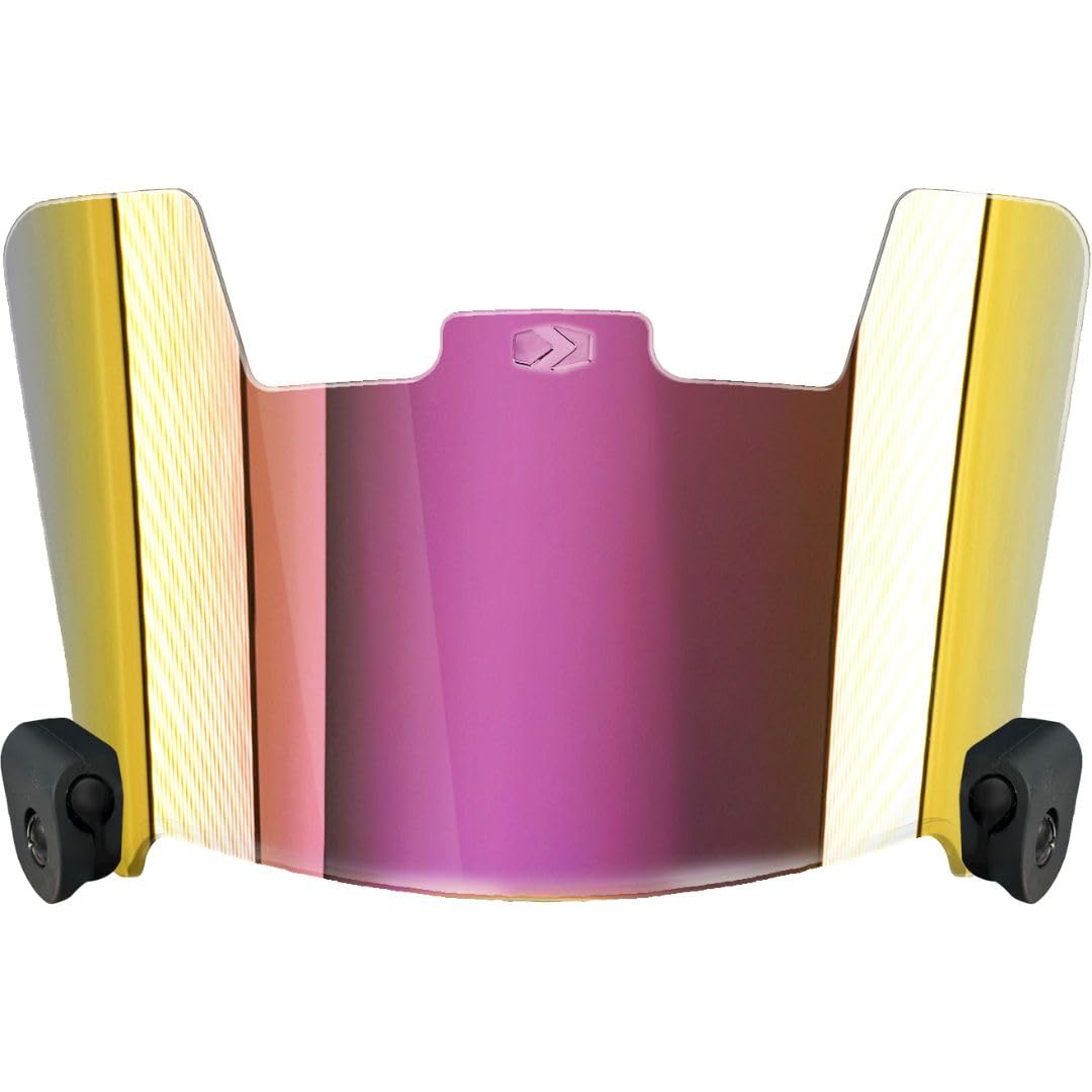 Sleefs Football Helmet Visor [Pink Dawn] - Tinted Professional Football Visor/Shield - Fits Youth & Adult Helmets - Includes Vis