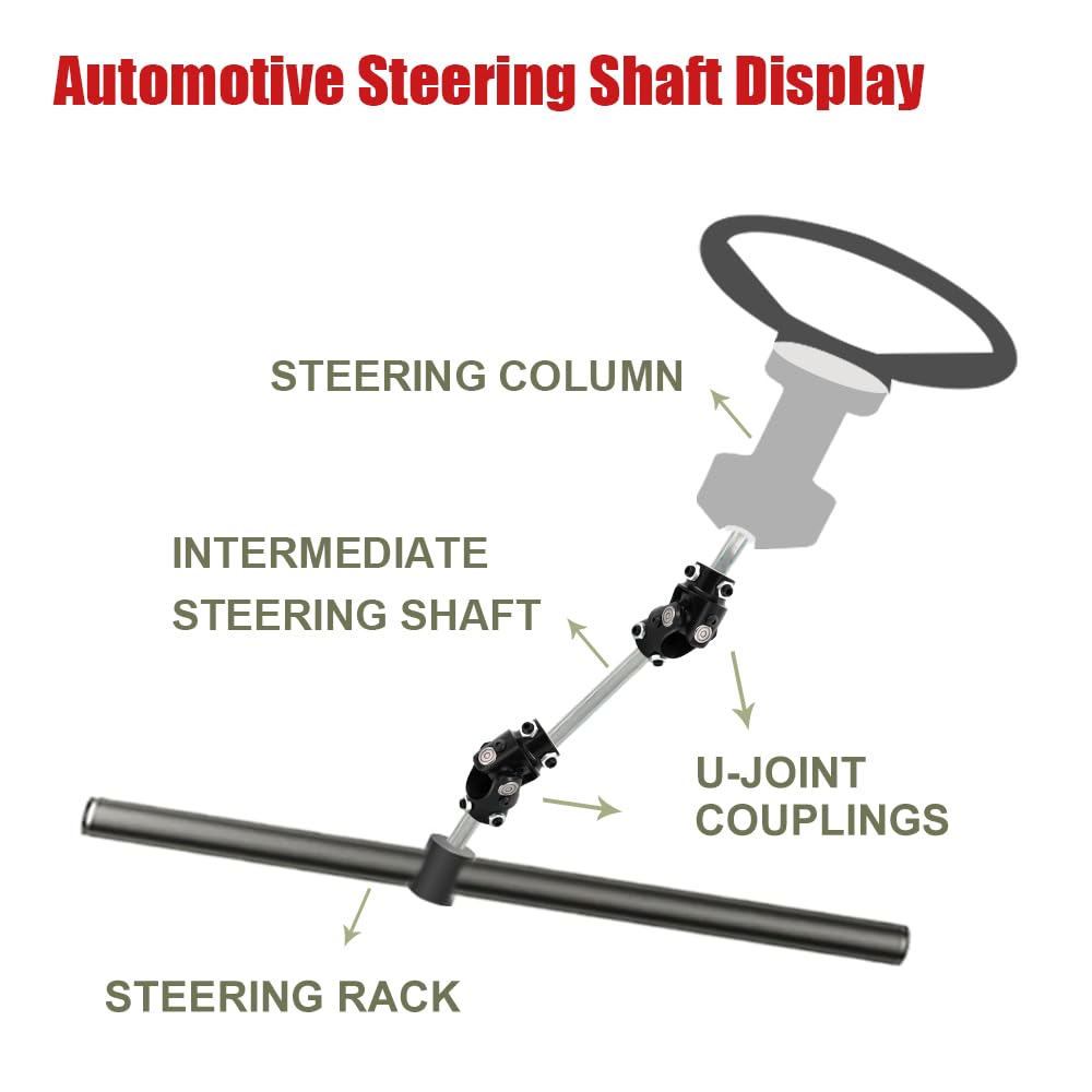 Cool Star Single Steering Shaft Universal U Joint 3/4'' Dd X 1'' Dd 83Mm (3-1/4'') Working Angle 35Degree