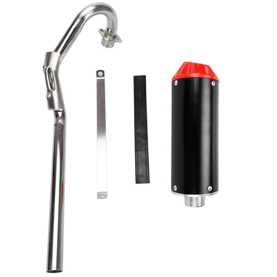 FVRITO High Performance Exhaust Muffler Silencer Pipe Assembly kit for Honda CRF50 XR50 70cc 110cc 125cc SSR SR110 Rocketa Taota