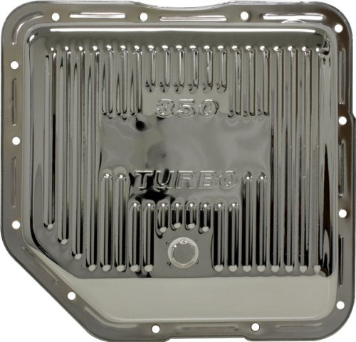 Compatible/Replacement For Chevy/Gm Turbo Th-350 Steel Transmission Pan - Chrome