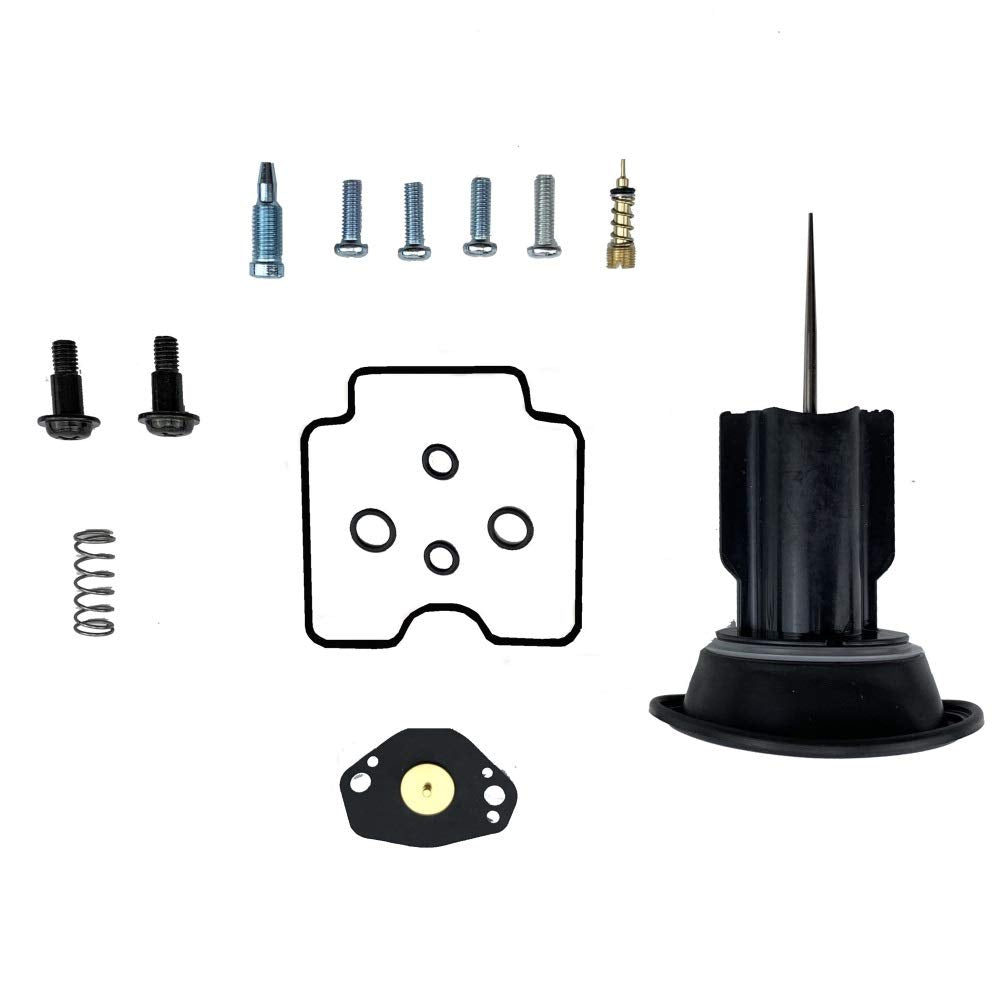 Carburetor Rebuild Kit For Yamaha Big Bear 400 Grizzly 400 Kodiak 400 Yfm400 Bruin 350 Grizzly 350 Wolverine 350 Yfm350 Grizzly 450 Kodiak 450 Wolverine 450 Yfm450 Carb Diaphragm