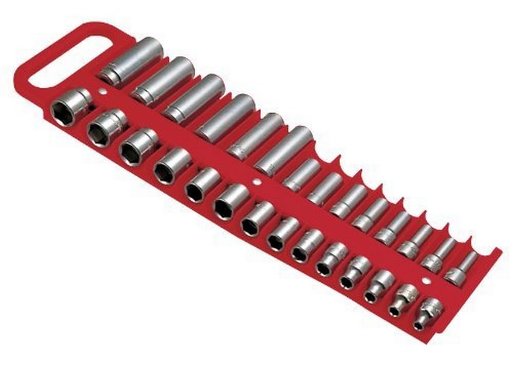 Lisle 40200 Red 3/8 Magnetic Socket Holder