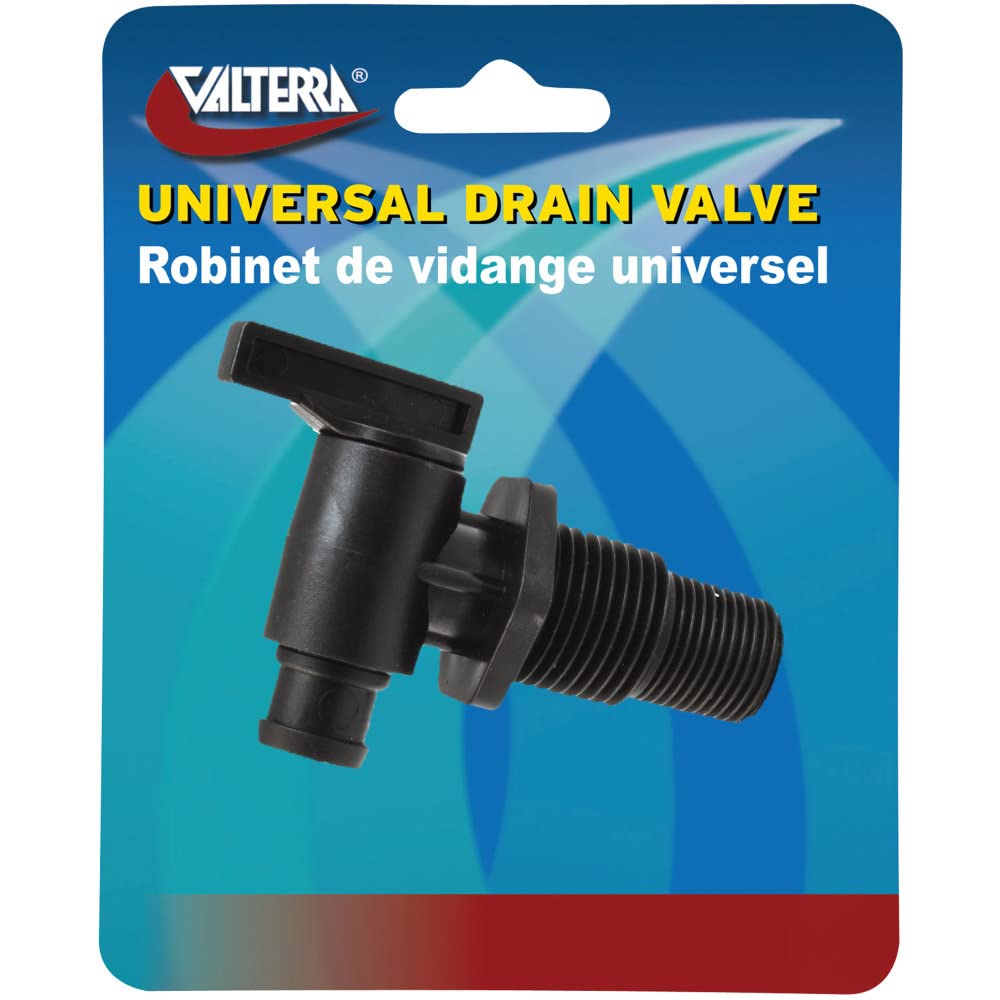 VALTERRA LLC A012026BKV Universal Drain Valve, 3/