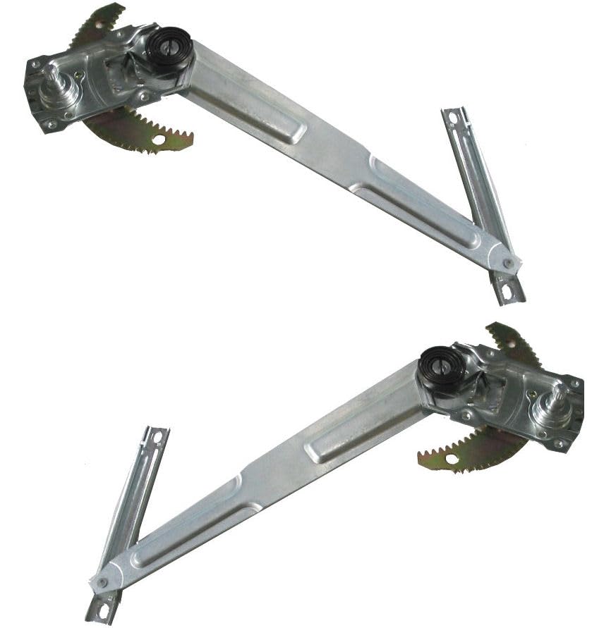 Trq Driver & Passenger Side Manual Window Regulator Set Compatible With 1990-1991 Toyota 4Runner 1989-1995 Pickup