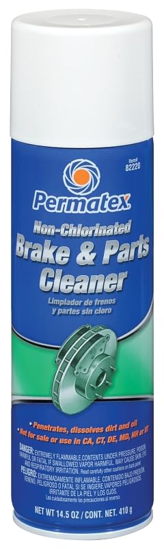Permatex 82220 Brake Parts Cleaner, Clear, 14.5 Oz (Pack Of 12)
