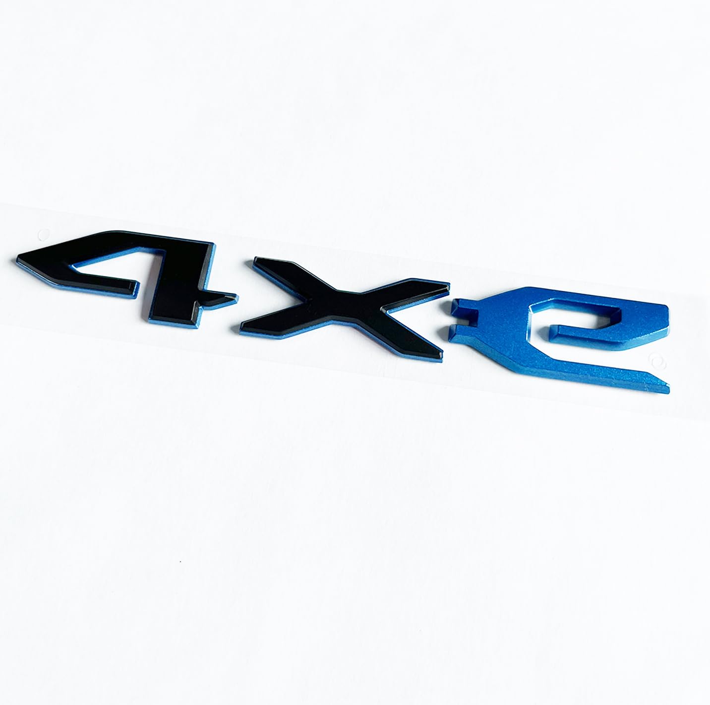 4xe Emblem Replacement for Jeep 2021-2023 Wrangler Rear Swing Gate 4Xe Badge Decal Stickers 68490886AB (Black and Blue)