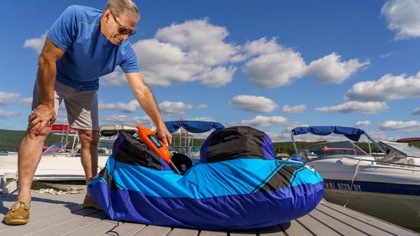 Metrovac 12-Idabcr Magic Air Inflator/Deflator - High-Speed 12-Volt Electric Air Pump For Rapid Inflation And Deflation Of Infla