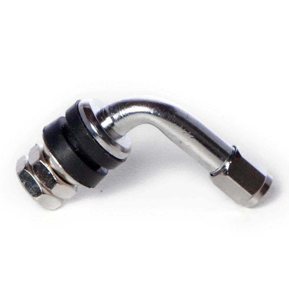 Circuit Performance Vs90 Chrome Bent 90 Degree Angled Bolt-In Valve Stems (Set Of 4)