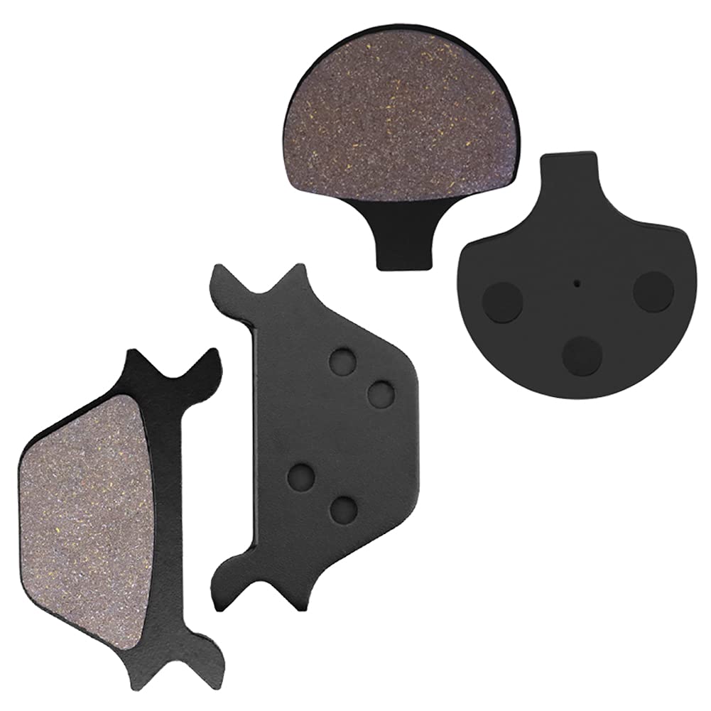 Brake Pads Front And Rear Compatible With Harley-Davidson Fatboy, Heritage Softail, Heritage Springer, Softail, Sportster 1200 8