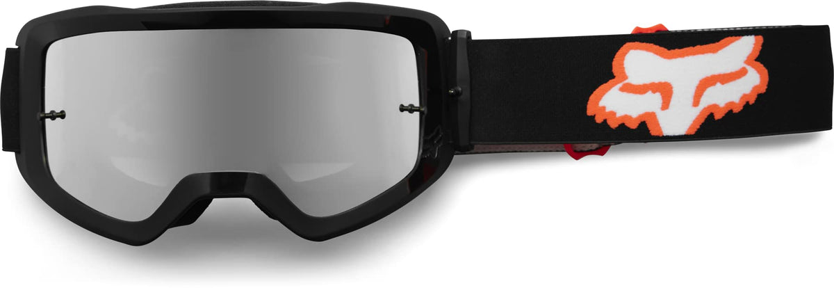 Fox Racing Main Motocross Goggle, Stray Orange/White - Clear Lens