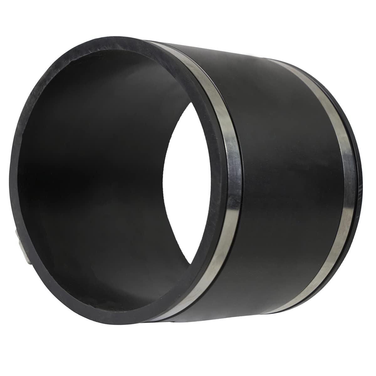 Supply Giant 6I4I Flexible Pac Coupling With Stainless Steel Clamps, Black, 6