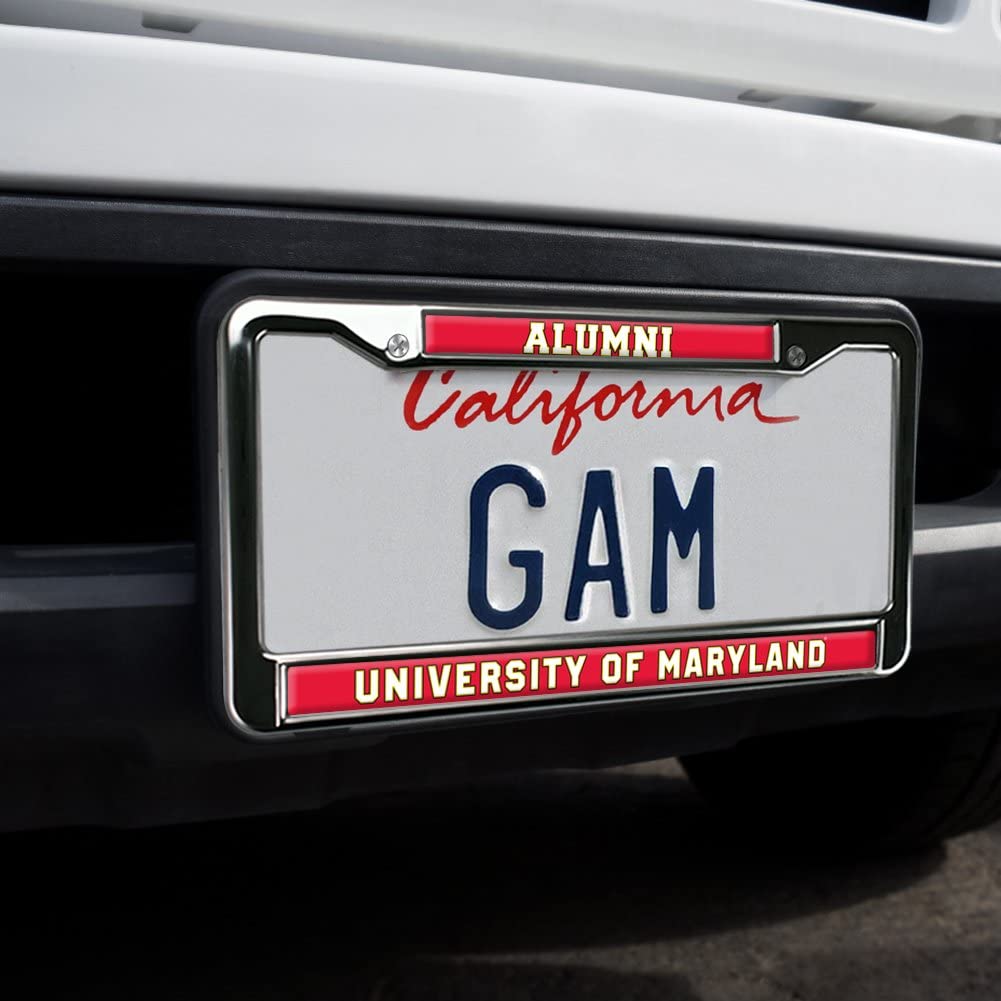 GRAPHICS & MORE University of Maryland Alumni Metal License Plate Frame - Full Size, One Size, Standard Design