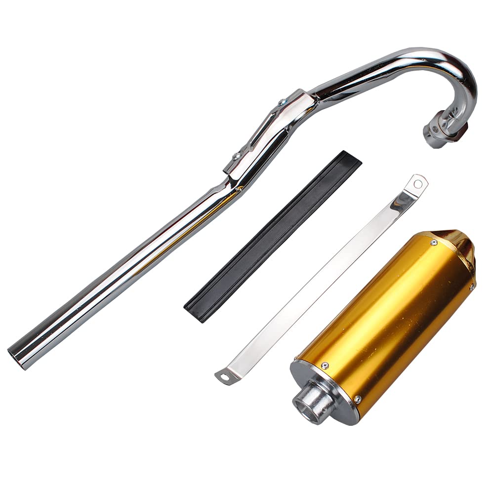 Muffler Exhaust Pipe Bikes Crf Xr50 Sdg Ssr Ttr Ycf 50-125Cc Pit Trail Dirt Pit Dirt Bike Motorcycle
