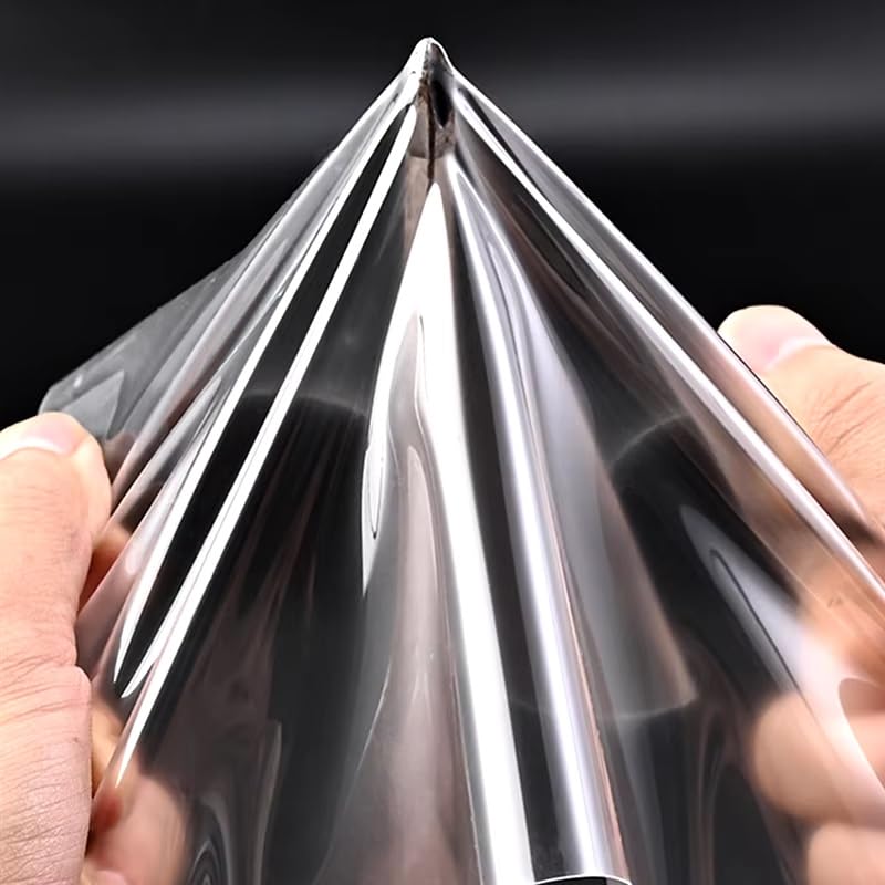 Door Edge Protector PRE-Cut Guard Scratch Paint Protection Film Paint Wrap Protection Clear and Black Universal Car Truck (Black