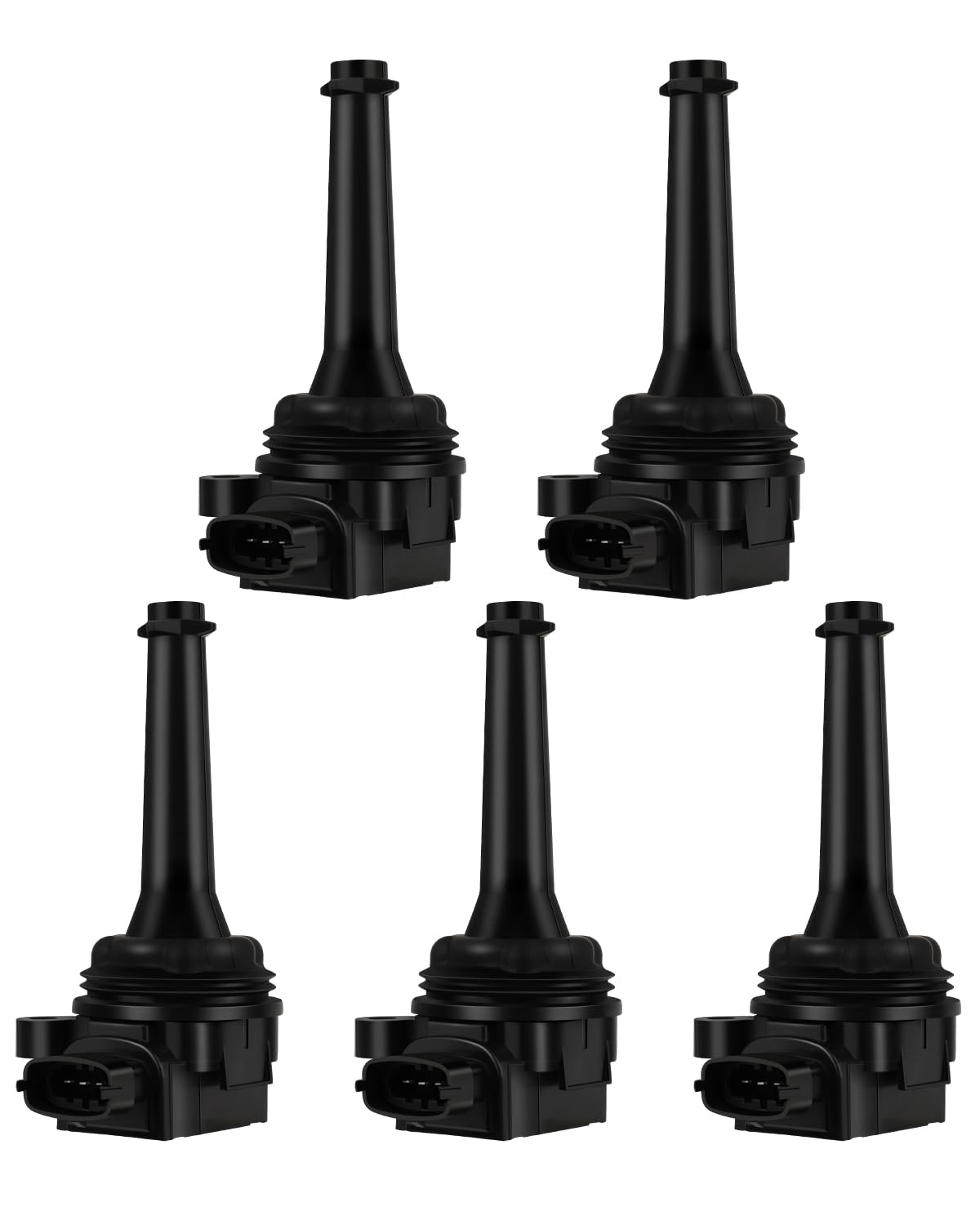 ECCPP Ignition Coil Pack of 5 Replacement for Volvo V70 C70 S60 S70 XC70 XC90 OE Part Numbers UF341 5C1320
