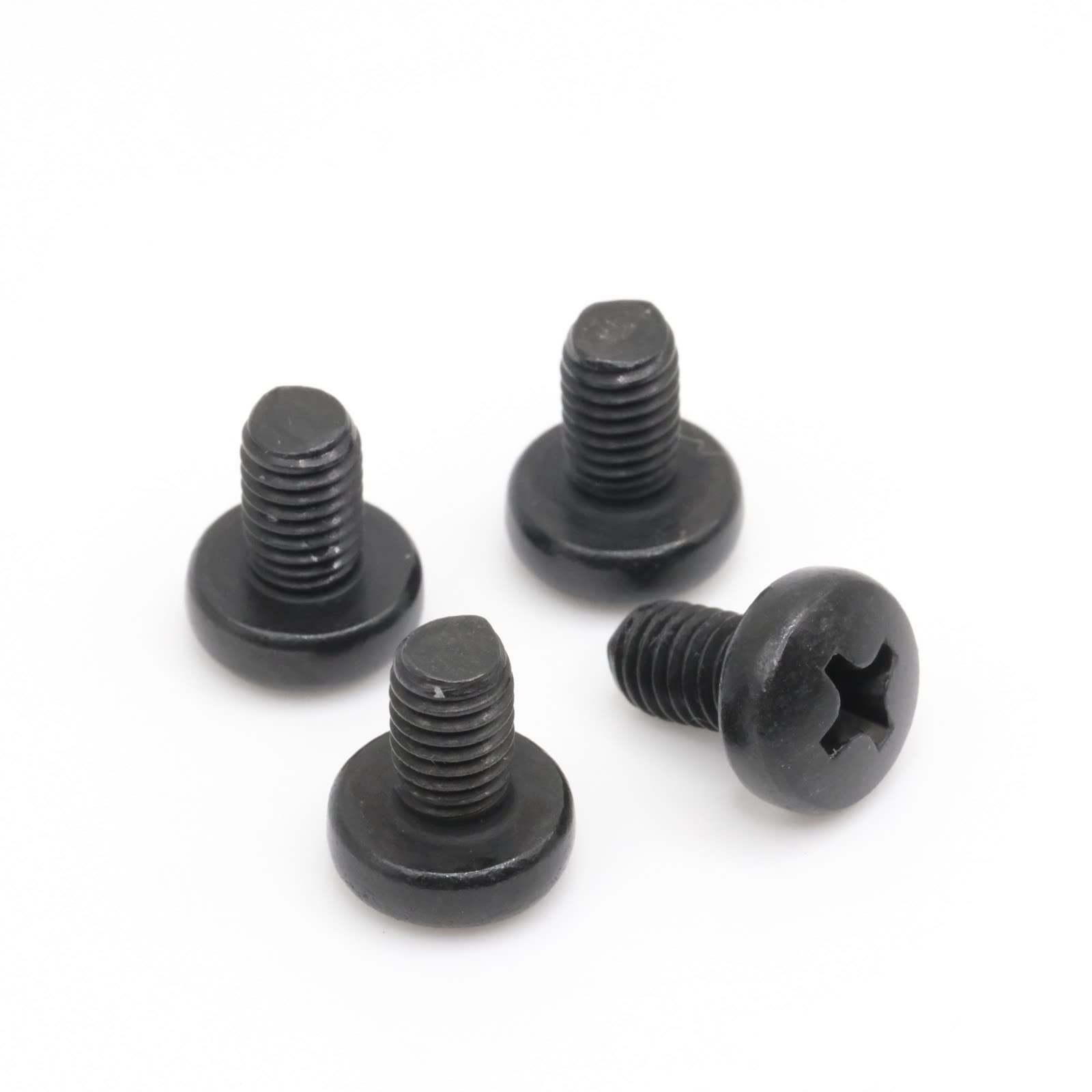 ReplacementScrews Rear License Plate Screws - Stainless Steel, Black Oxide, M5-0.8 x 8mm, Pack of 4, Compatible with BMW