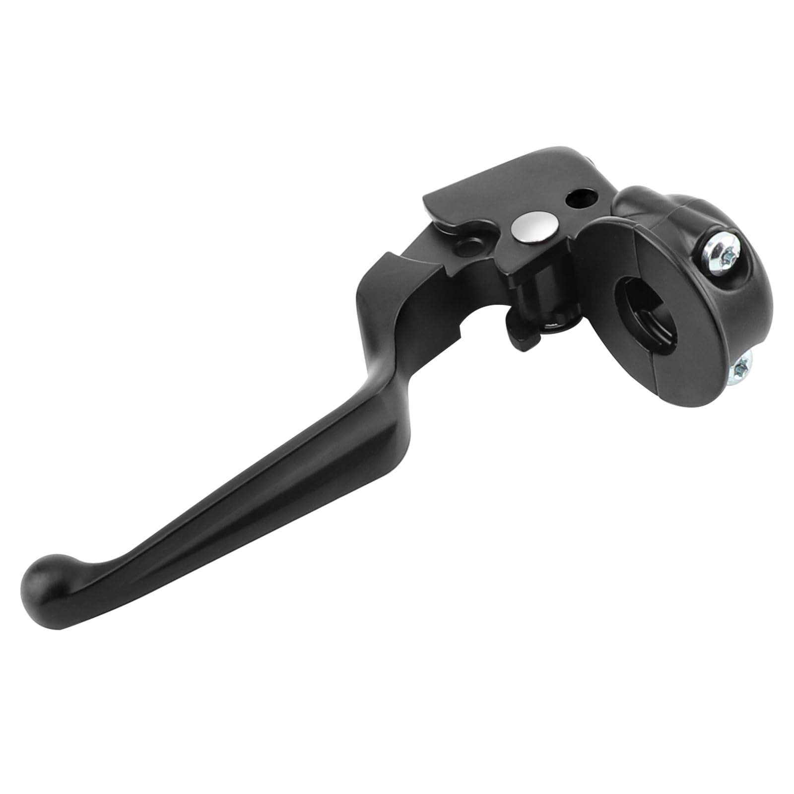 M Mati Clutch Lever & Mount Perch Bracket Assy Black For Harley Davidson Sportster 883 1200 Softail Dyna Electra Glide Road King Fat Boy Night Train Street Bob