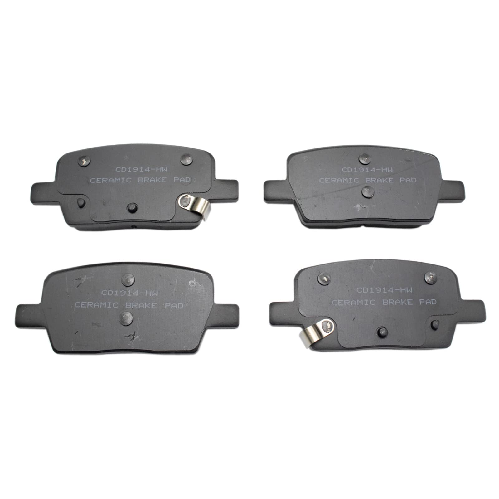 TRQ Rear Brake Pads Ceramic Compatible with 2018-2021 Buick Enclave 2016-2019 Cadillac CT6 2017-2021 XT5 2020-2021 XT6 2019-2021
