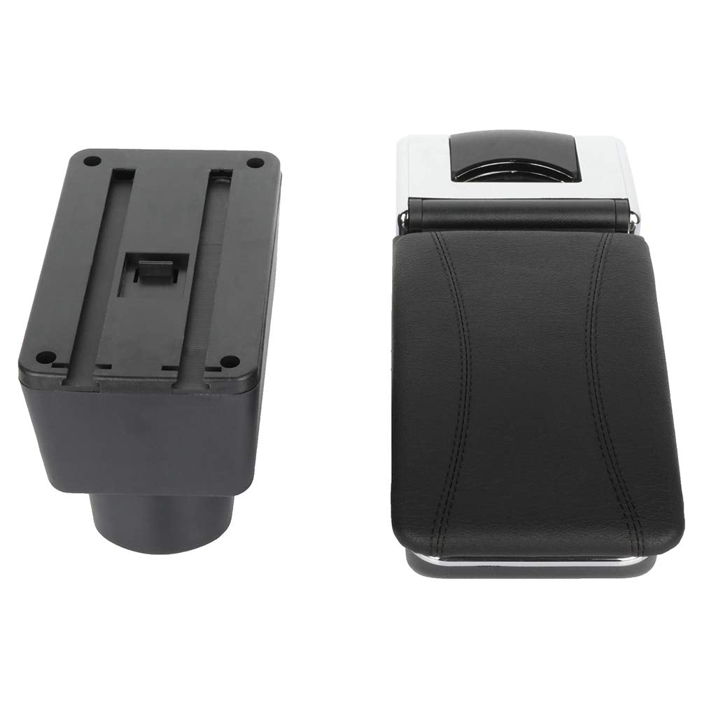 ROADFAR Black Center Console Armrest Organizer Box Replacement fit for 2007-2011 WBCARB07YY4ZFCD