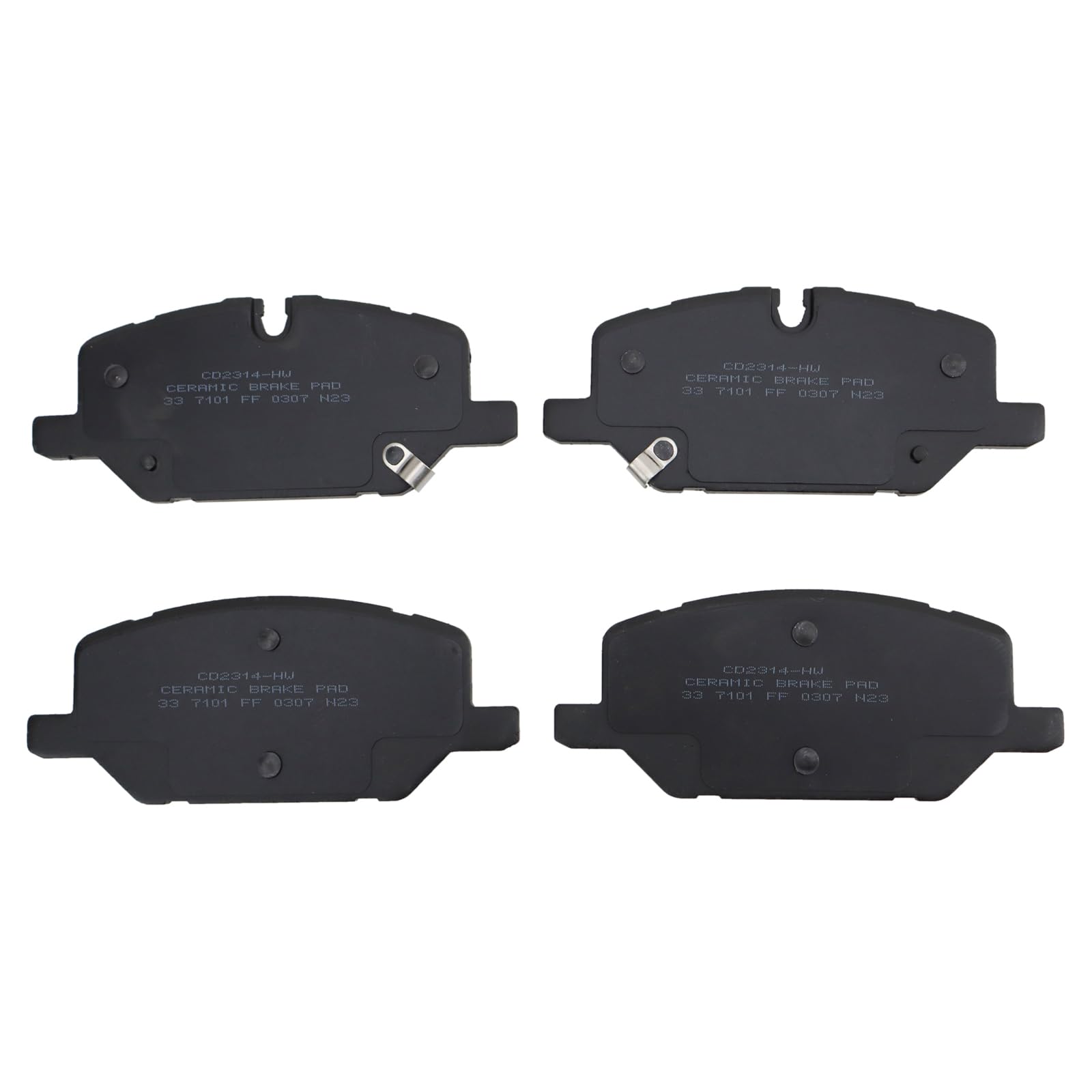 TRQ Front Brake Pads Ceramic Compatible with 2020 Buick Envision 2020-2021 Cadillac CT5 2021 XT4 Chevrolet Equinox GMC Terrain