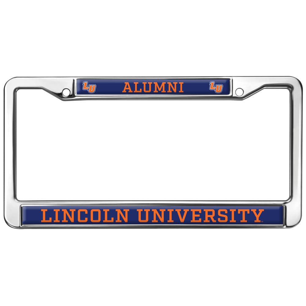 Lincoln University Alumni Full Size Standard License Plate Metal Frame