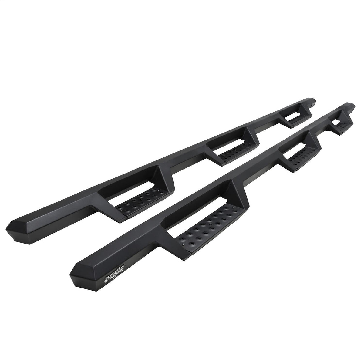 Westin 56-534775 Hdx Drop Wheel To Wheel Nerf Bars Fits 2020-2024 Silverado Sierra 2500 3500 Crew Cab 8' Bed Textured Black Pair