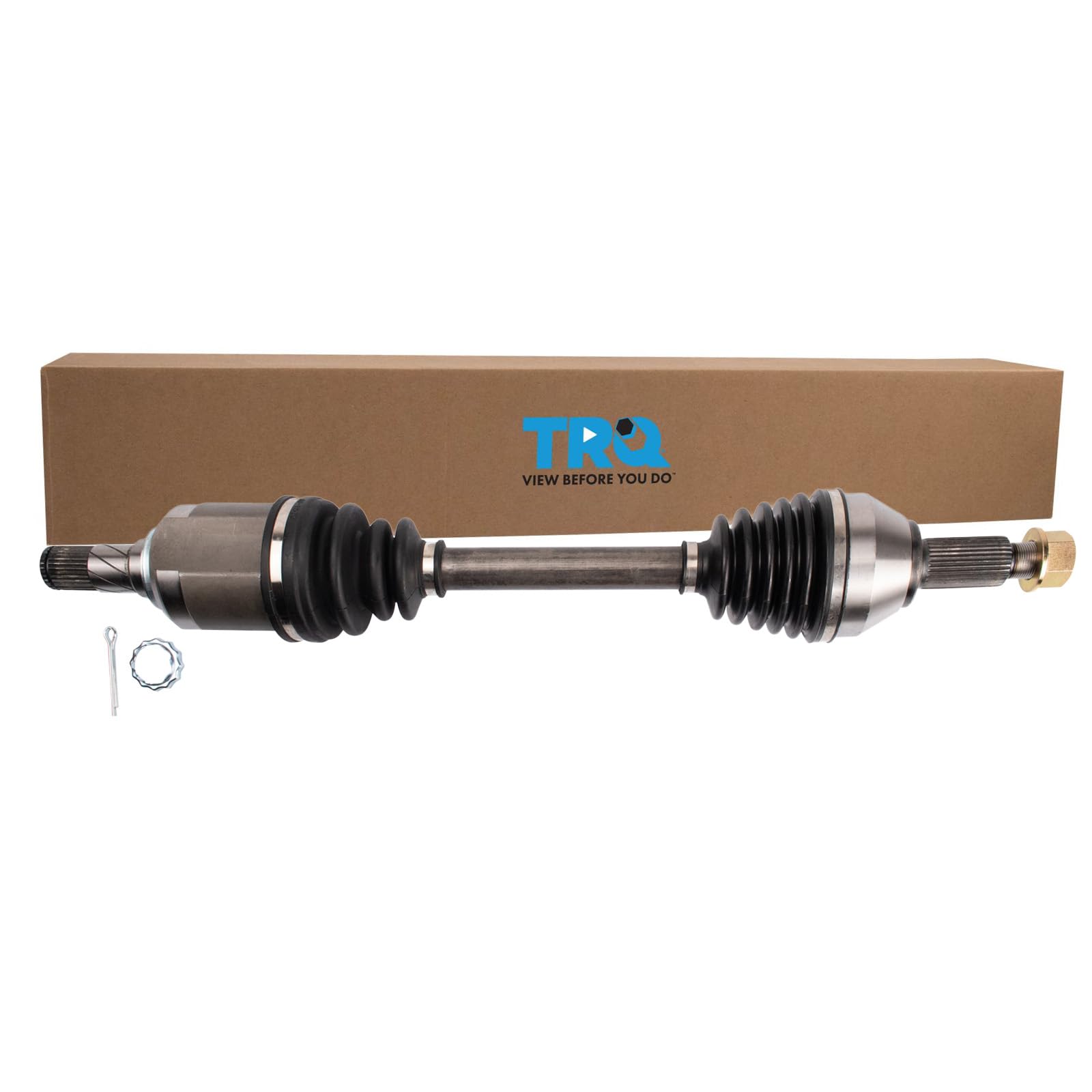 Trq Front Left Cv Axle Shaft Assembly Drivers Side Compatible With 2015-2018 Nissan Altima 2016-2020 Maxima